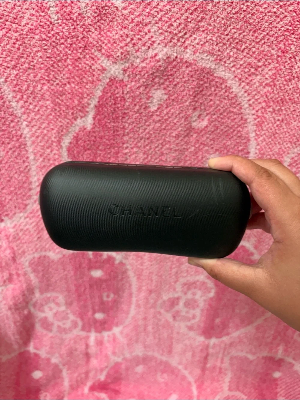 CHANEL Black Sunglasses Hard Case